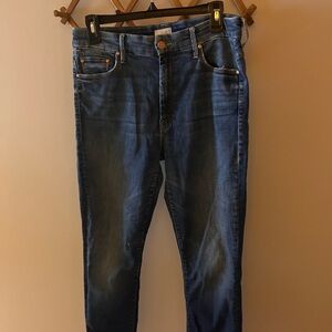 MOTHER Blue Skinny Jeans Classic Style